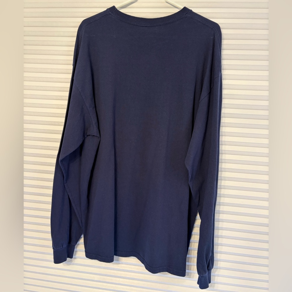 Men’s XL LRG Navy Hustle & Grow Long Sleeve Tee - Picture 2 of 3